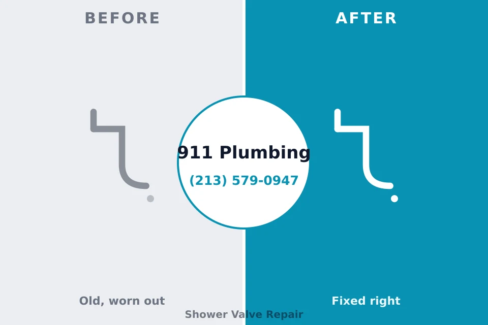 Before and after: plumbing company Pittsboro, NC